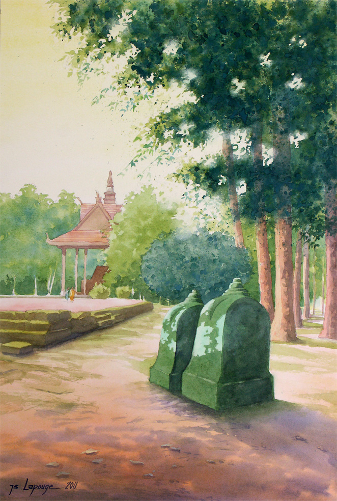 painting, Angkor park