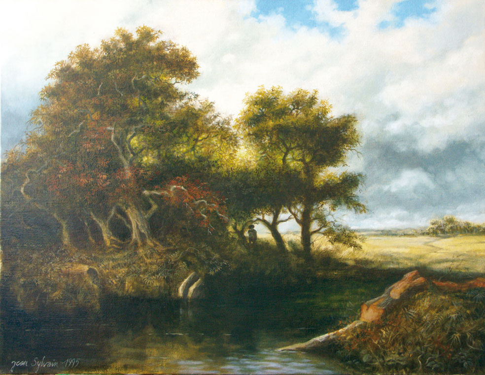 painting of Fontainebleau , Barbizon